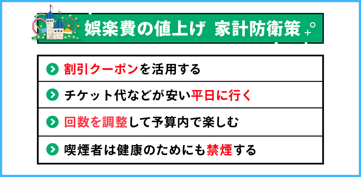 日々の活力になる娯楽費